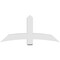 Ekena Millwork Bellingham Architectural Grade PVC Gable Bracket, 60"W x 27 1/2"H x 6"D x 6"F, 11/12 Pitch GBP060X28X0606BEL00 - alternate 2